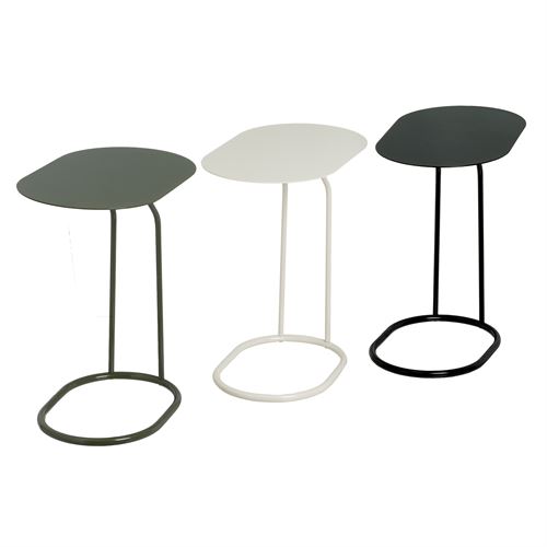 807379 MESA METAL GREIGE 45 X 28 X 49 CM