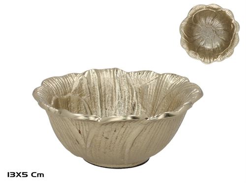 597836 TIGELA DOURADA ANDREA 13X13X5CM