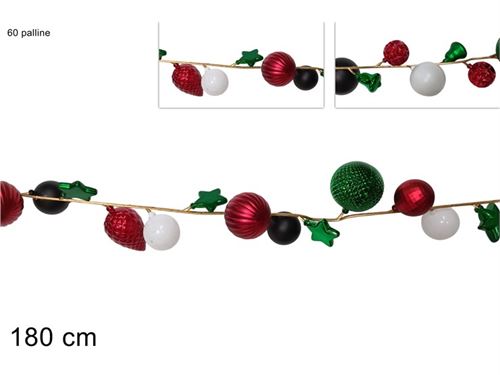 410036 GRINALDA NATAL 180CM SORT