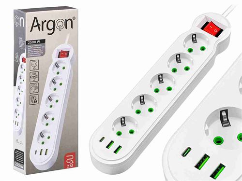 13316 REGUA MULTIFUNÇOES 2MT ARGON C/INT.