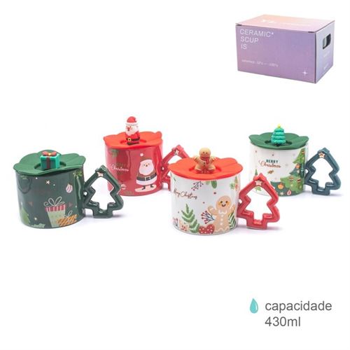 CN-78700 CANECA CERAMICA NATAL 430ML