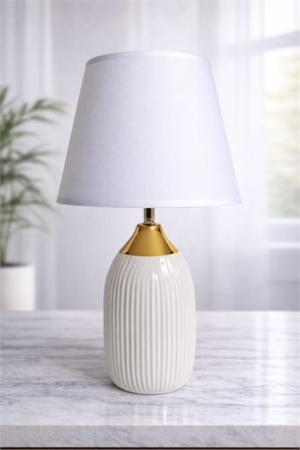 136235307 CANDEEIRO BASE CERAMICA 32CM