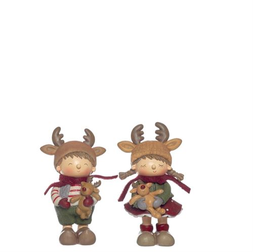 90346 MENINO/A POLIRESINA 10X8,5X19CM