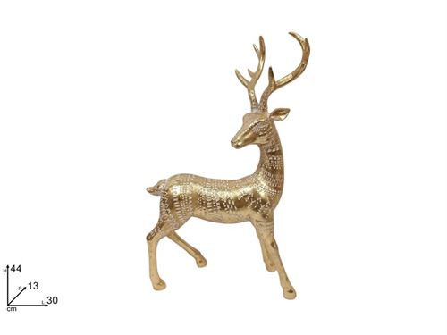 355986 RENA DECORATIVA DOURADA 44CM