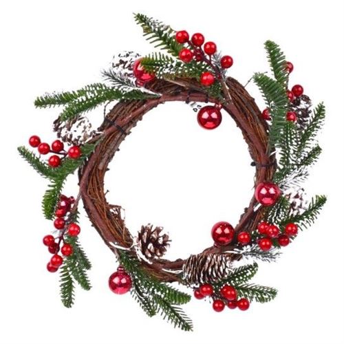 700356 COROA NATAL 35CM 1283-700-35CM