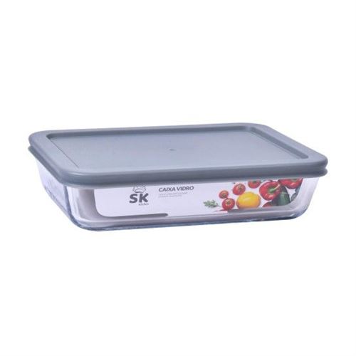 163068 CAIXA VIDRO C/TAMPA 740ML SK 163-06