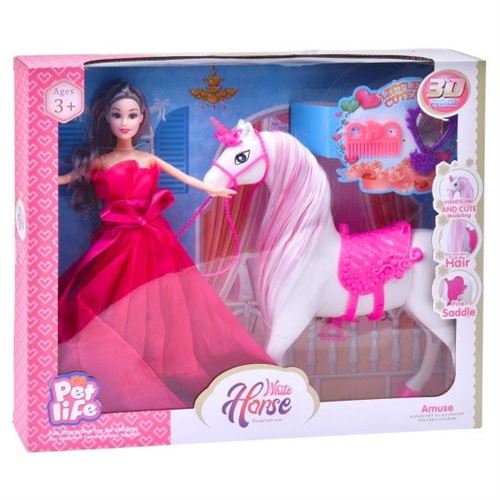 444730 BONECA COM CAVALO