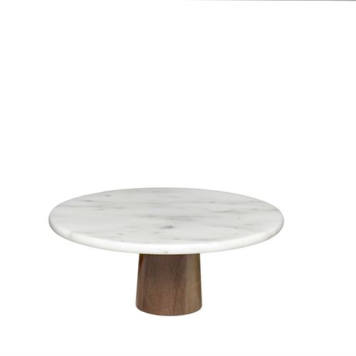 55385 PRATO MARMORE PE MADEIRA 25CM