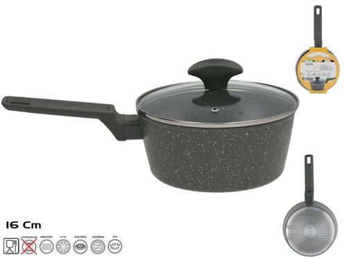 543277 TACHO ALUMINIO COM PEGA 16CM