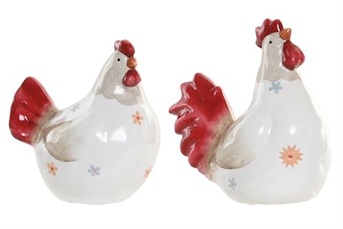 FD-221498 FIGURA TERRACOTA 14,5X23X23,5 GALINHA 2 MOD.