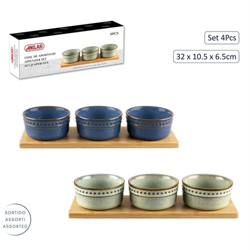 591231 CONJUNTO APERITIVOS 4PÇS