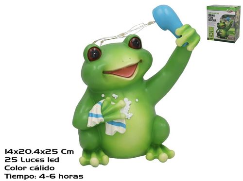 573984 SAPO COM CHUVEIRO LED 26CM