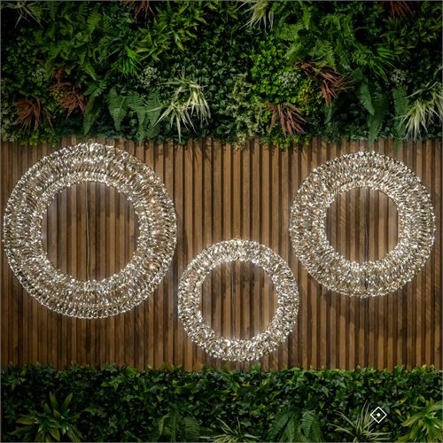 90518 COROA NATAL 60CM 720 LEDS