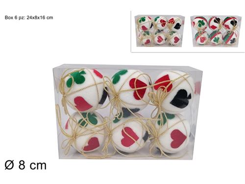 362793 BOLA NATAL 6 PÇS