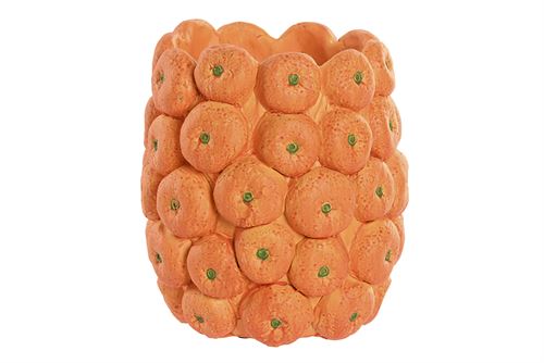 JR-221063 JARRA CIMENTO 17X17X20 LARANJA