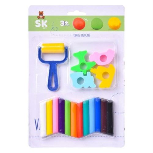 245004 PLASTICINA 12COR C/MOLDE 2724-500