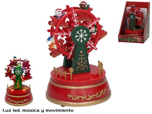 509389 RODA GIGANTE NATAL 13X13X19CM