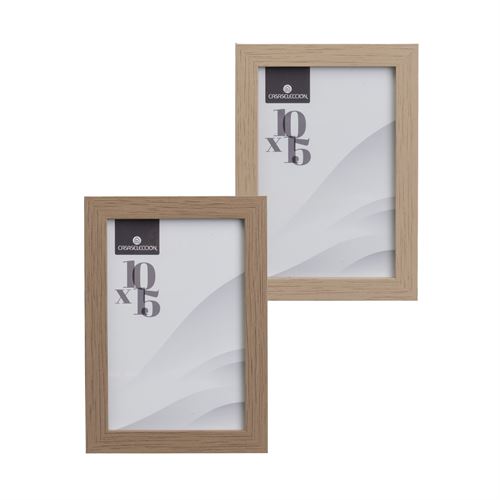 807290 PORTA-FOTOS 10X15 2/C MDF-CRISTAL 12 X 1,50 X 18 CM