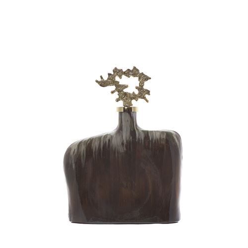 32872 POTE VIDRO ALUMINIO  C 31,50 L 8,50 A 40,50