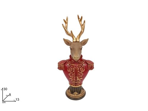 356129 RENA DECORADA 30CM