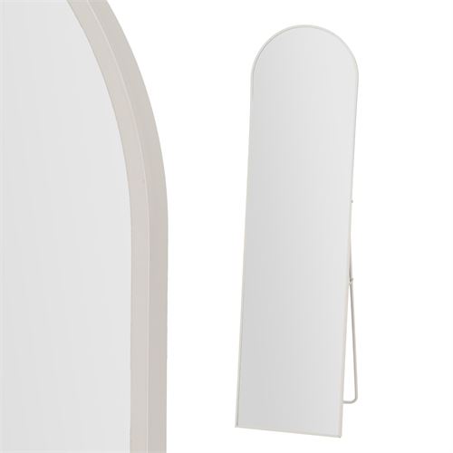 807187 ESPELHO DE PÉ METAL BRANCO 40 X 2,50 X 150 CM