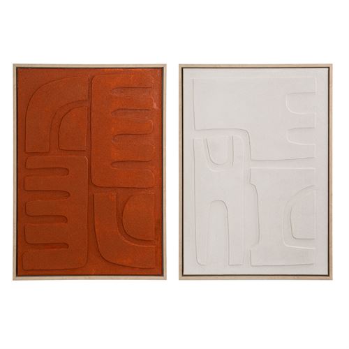 807297 QUADRO 2/M TELA-MDF-PS 50 X 3,50 X 70 CM