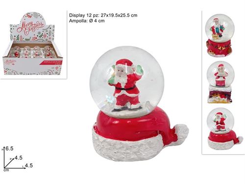 615047 GLOBO NATAL 4,5CM 3 SORT