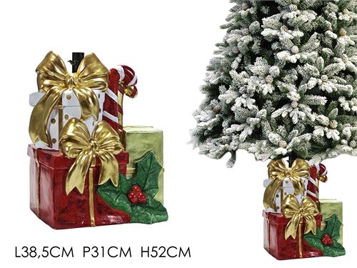 655117 BASE ARVORE NATAL PRENDAS CERAMICA 56CM