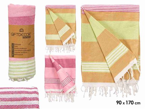 13416 PAREO RISCAS 90X170CM 90%ALG 10%POL