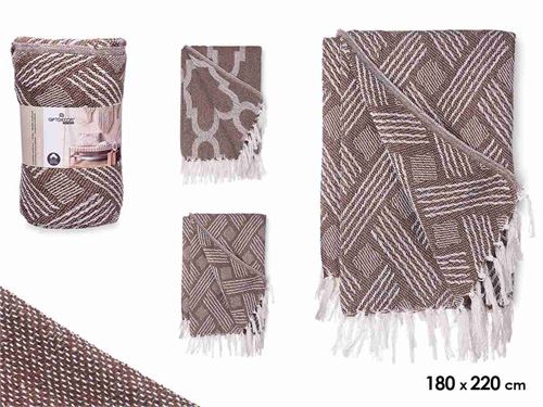 85302 MANTA 180X220CM 100%ALG