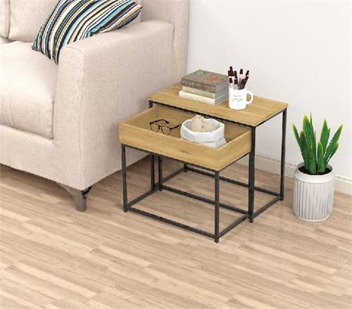 140234781 MESA APOIO SET2 60X30X50-55X30X45CM
