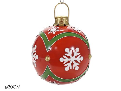 477251 BOLA NATAL DECORATIVA 30CM