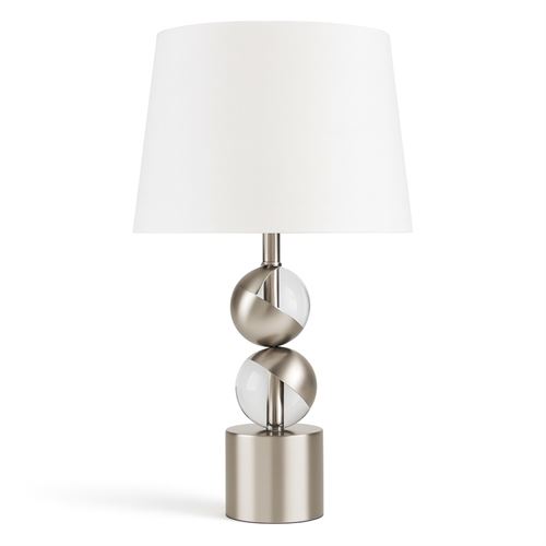 127534162 CANDEEIRO BASE METAL PRATA 50CM