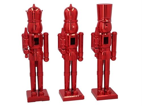 512921 SOLDADO NATAL VERMELHO 11X9X38CM