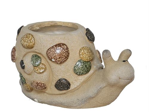 214191 VASO FLORES MAGNESIA 32X19X16CM