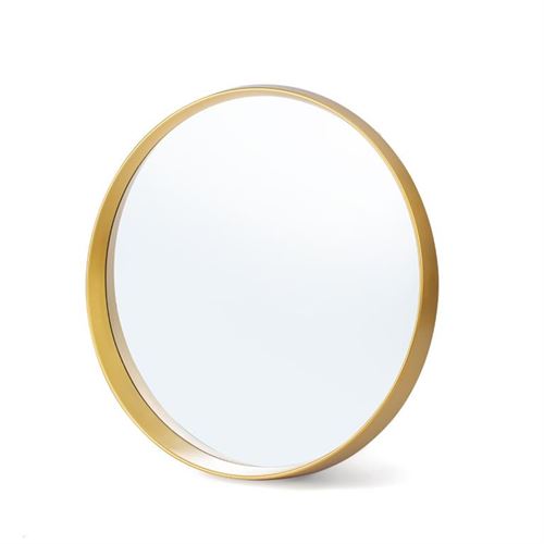 309852 ESPELHO COM MOLDURA DOURADA 70X70 CM