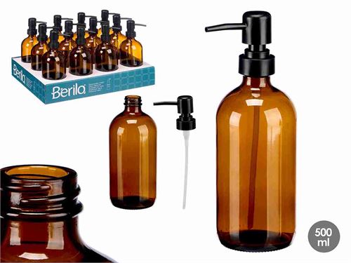 11500 DOSEADOR VIDRO CASTANHO 500ML