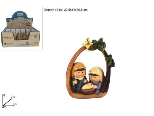 071688 PRESEPIO NATAL MINIATURA 8CM