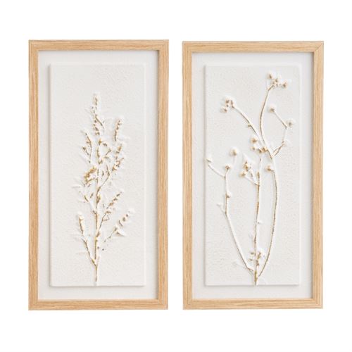 807469 QUADRO RELEVO COM MOLDURA 2/M MDF 22 X 1,50 X 42 CM