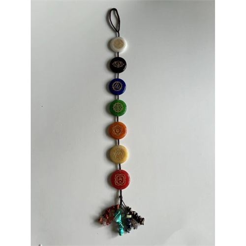 OT-78453 PENDENTE 7 CHAKRAS 30CM