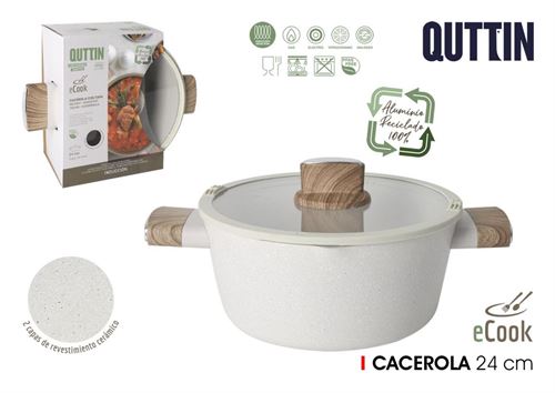 BQ06026877746 CAÇAROLA 24CM CTAMPA ECOOK QUTIN
