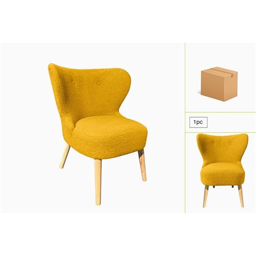 P070296260 POLTRONA 7MQH676981-2-280-AMARELO 67X69X81CM