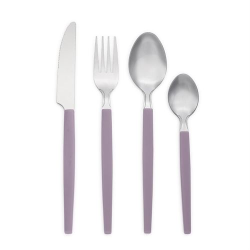 5428092 SET 16 TALHERES AÇO INOX E CABO PP