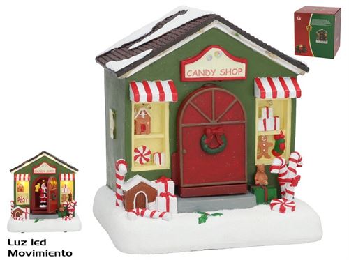 509129 CASINHA DOCES NATAL COM LED 15,2X14X16,7