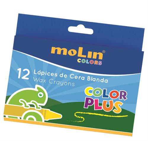 MOLIN CAIXA 12 LAPIS CERA