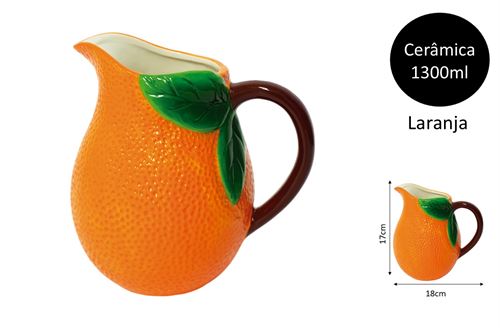 25367 JARRO CERAMICA LARANJA
