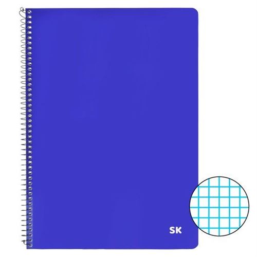 953072 CADERNO CAPA AZUL A4 QUAD 953-06