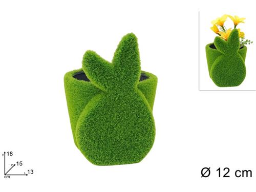 427706 VASO CERAMICA COELHO 12CMRD