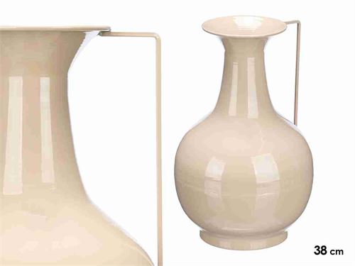 11969 JARRA BOLA 38CM CREME
