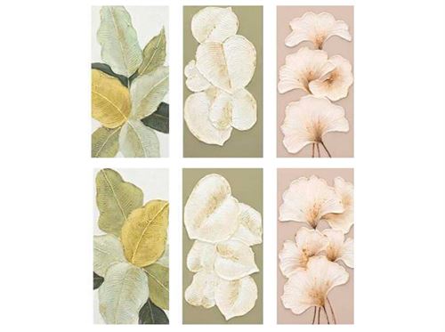 652917 TELA 100% PINTADA À MÃO, GALERT 30X60X3CM